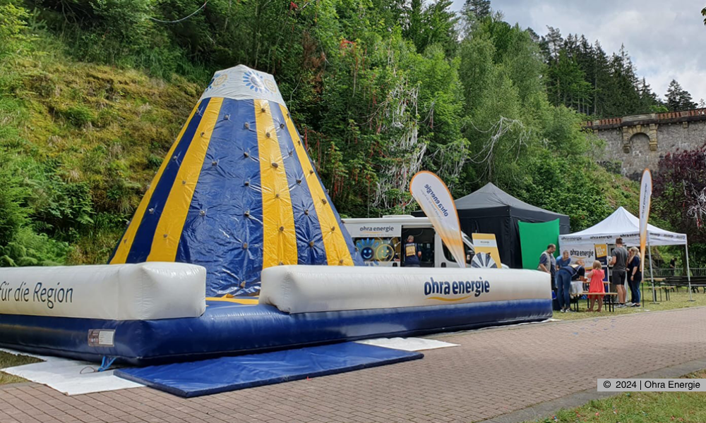 Kletterberg beim Talsperren Open Air