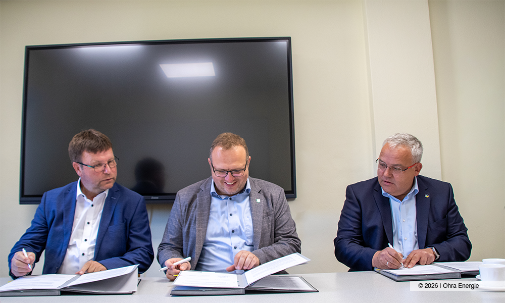 Unterzeichnung der Kommunalen Wärmeplanung für Georgenthal und Emleben 