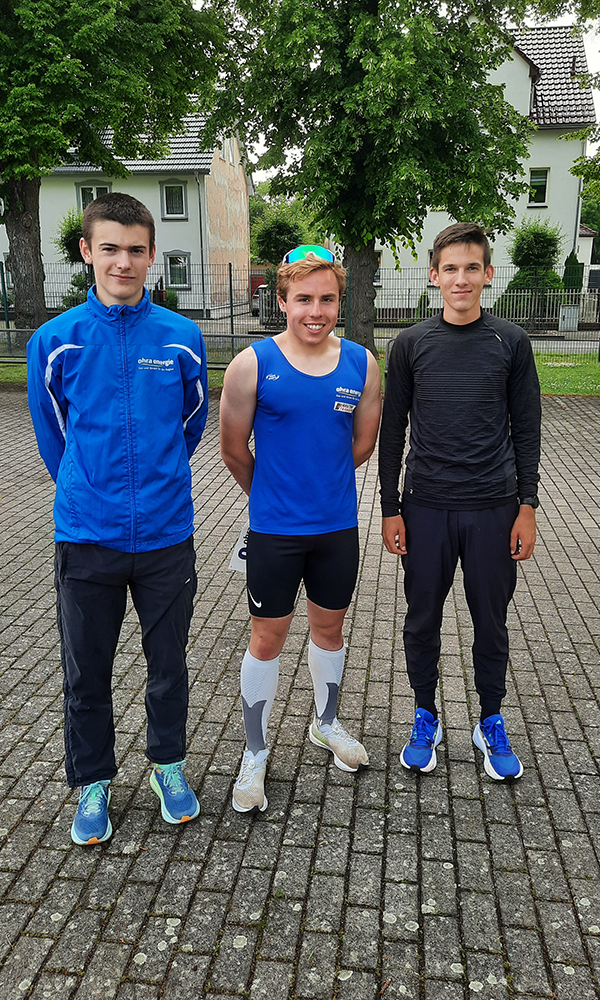 v.l. Leonardt Kaufmann, Leonardt Rose, Oskar Preßler