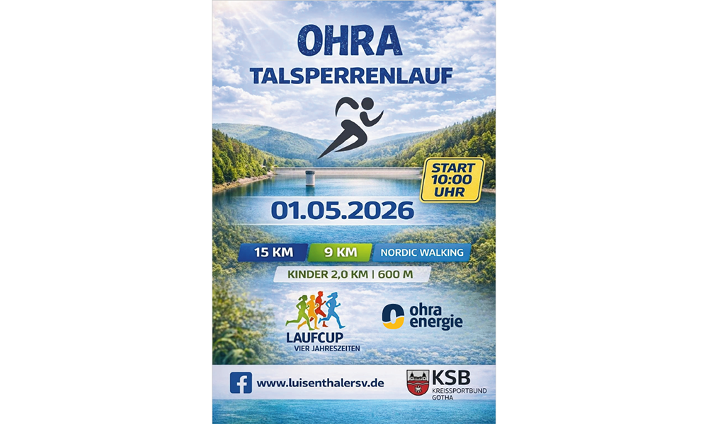 Plakat Ohratalsperrenlauf 2026