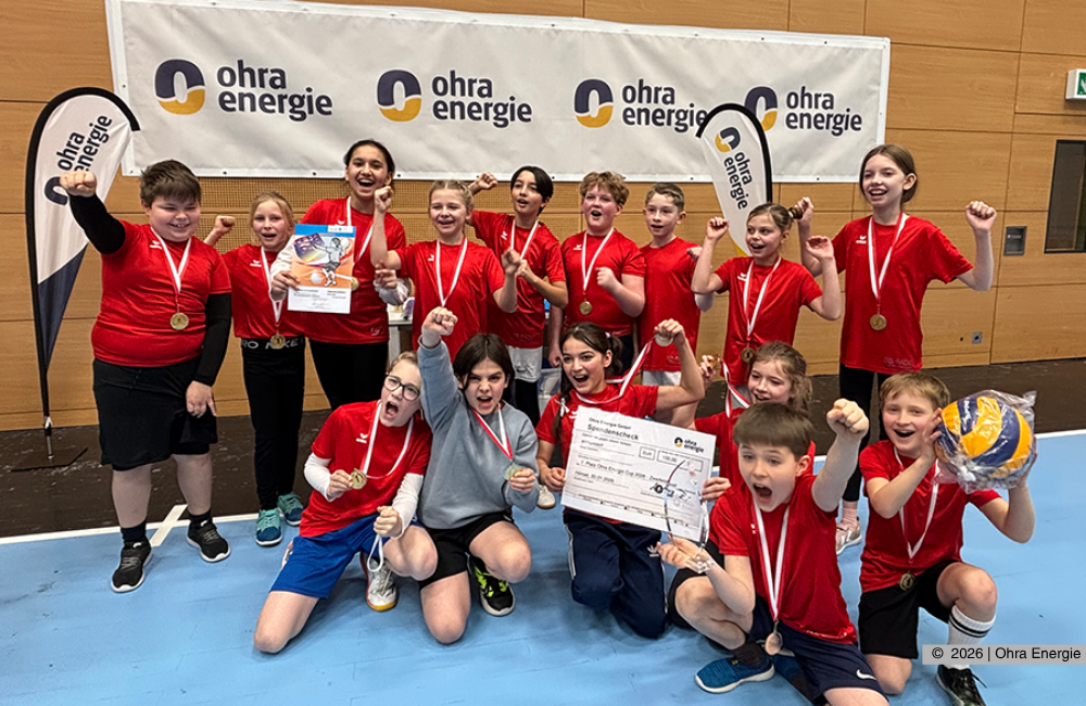Strahlende Gewinner des Ohra-Energie-Cups.