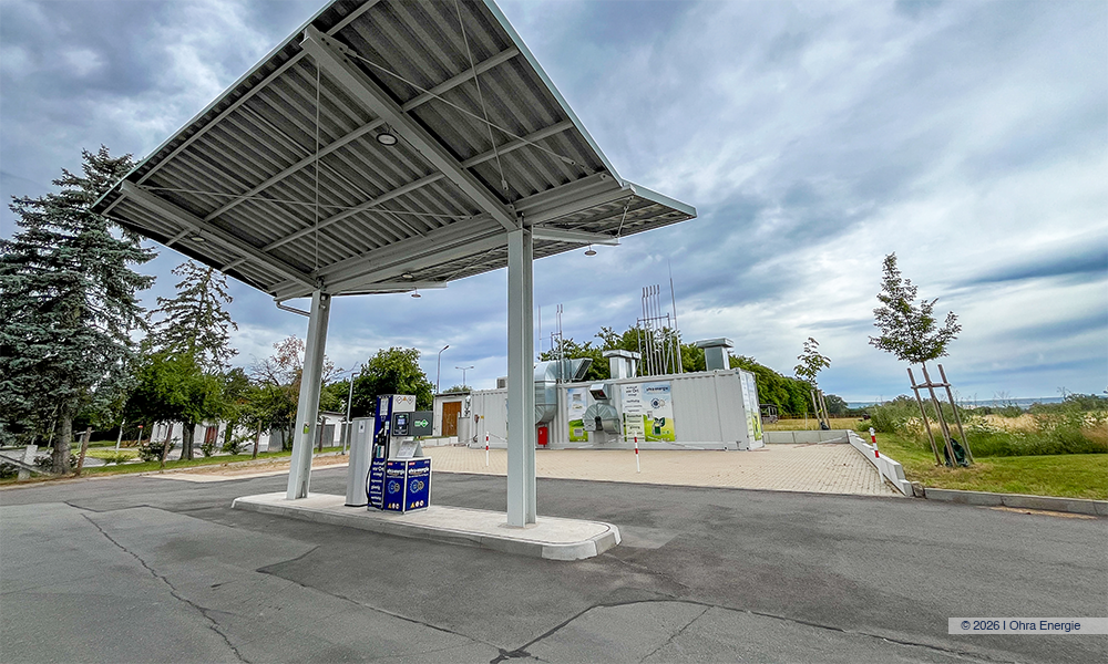Bio-CNG-Tankstelle Frohndorf