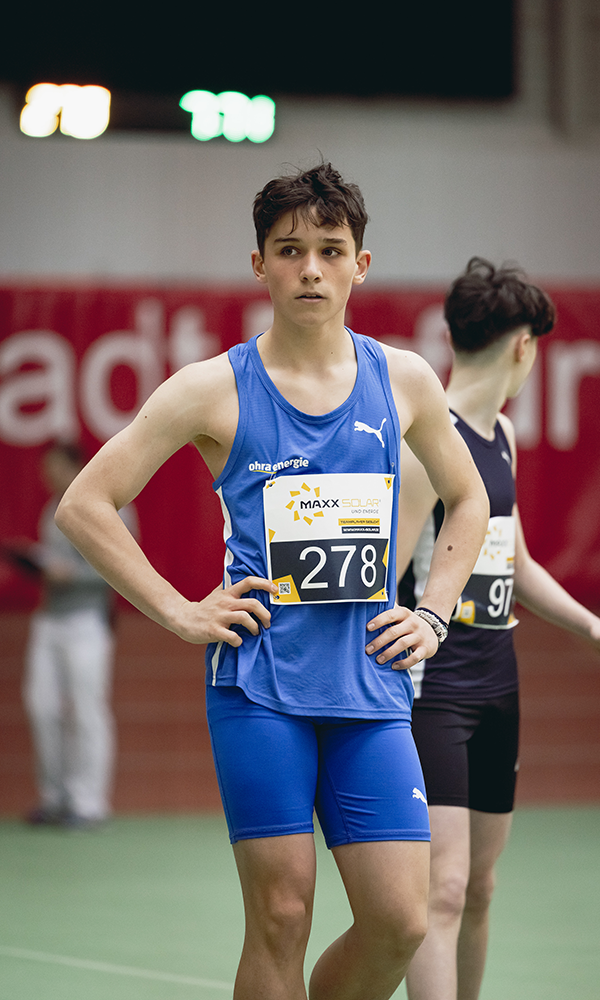 Paul Pelger im Sportoutfit. Fotograf: Fleischmann