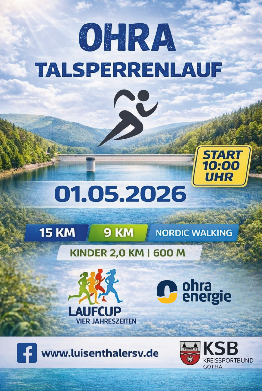 Plakat Ohratalsperrenlauf