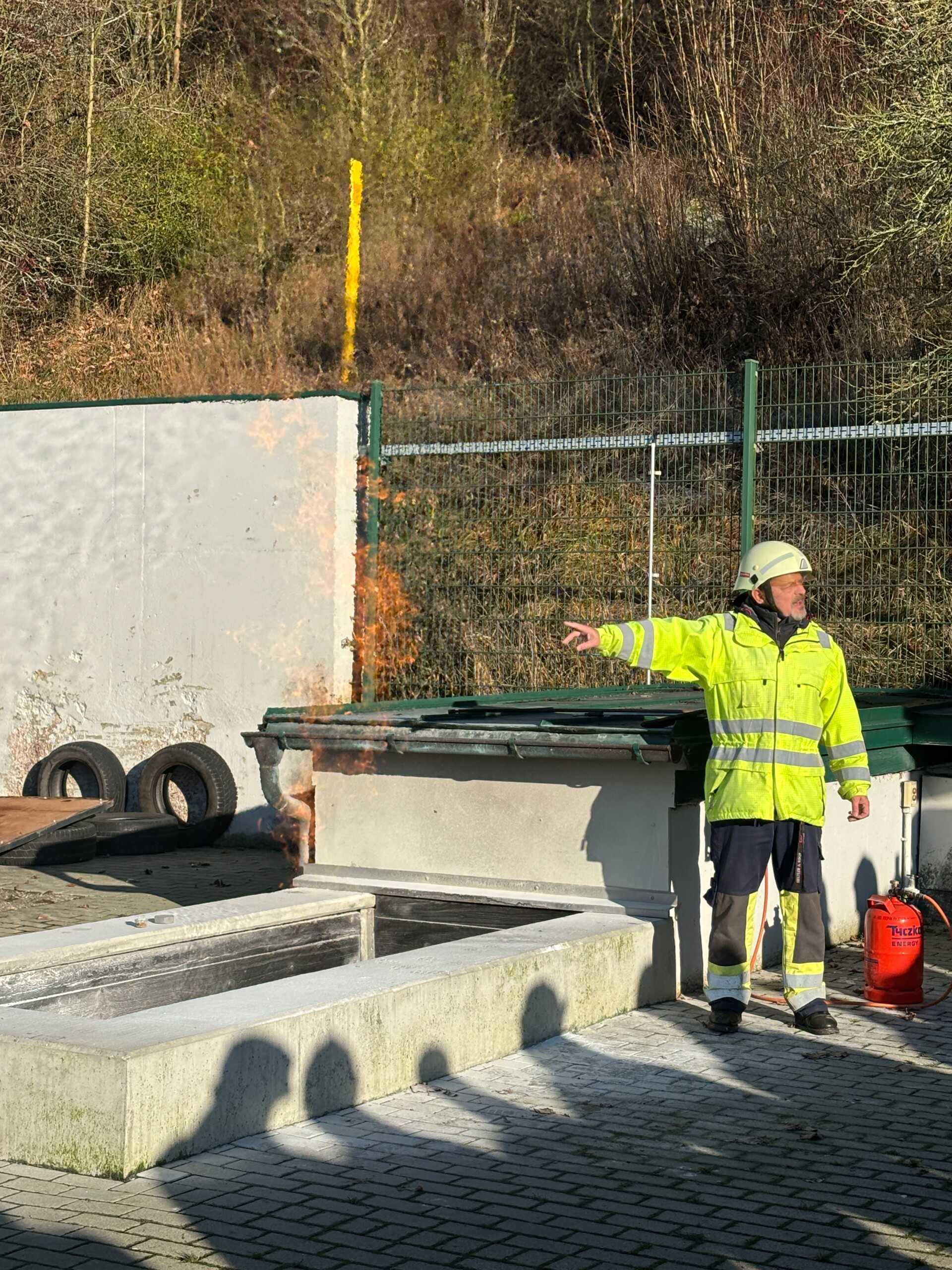 Gasflamme.Foto: Silvana Zink