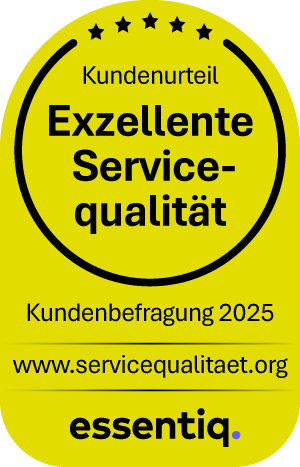 Logo "Exzellente Servicequalität Kundenbefragung Management consult"