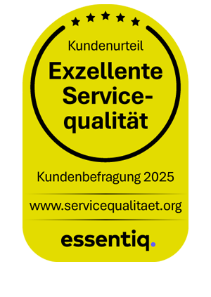 Zertifikat für "exzellente Servicequalität"