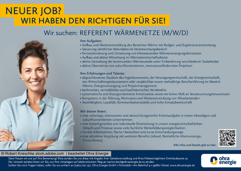 Stellenbeschreibung Wärmenetz