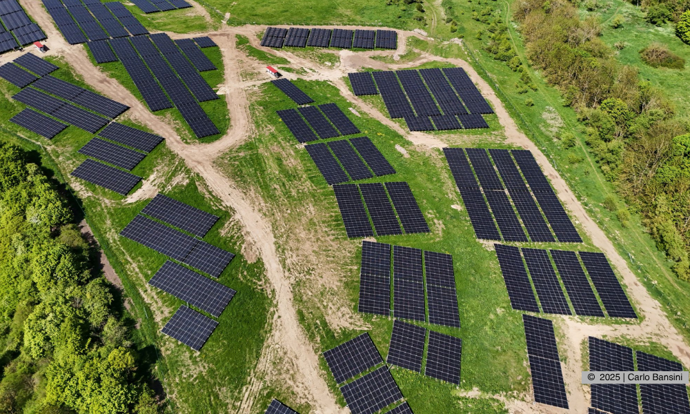 Solarpark, Fotograf: Carlo Bansini/TEAG