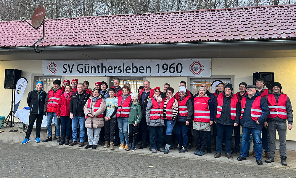 Bild der Helfergruppe des SV Günthersleben 1960 e.V.