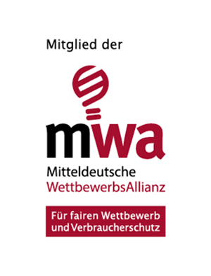 Logo "Mitglied der MWA", Mitteldeutsche Werbeallianz