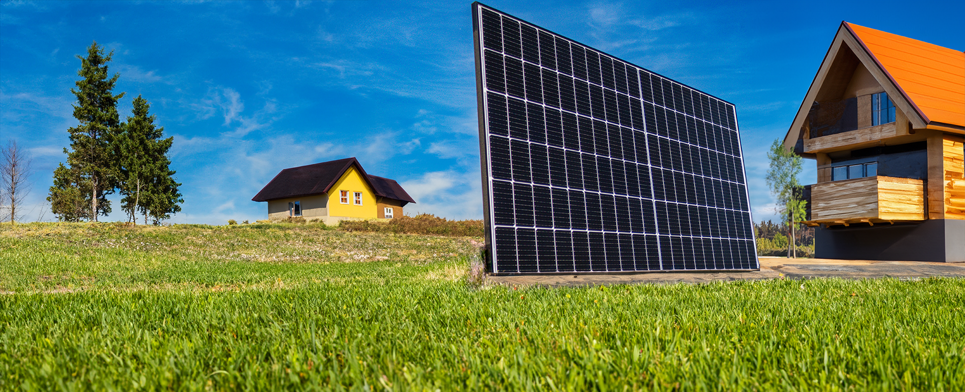 Zwei Balkonkraftwerk Module an einem Balkon