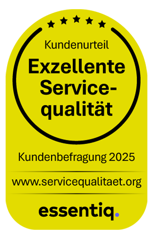 Logo "Exzellente Servicequalität Kundenbefragung Management consult"