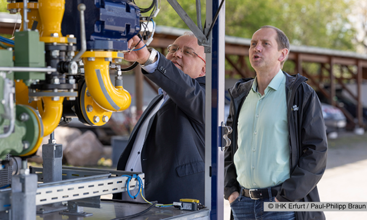 Michael Fischer und Volkmar Braune an der GDRMA 