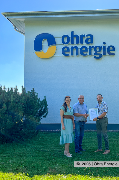 V.l.: Anja Wolf (Leiterin des Regionalbüros Gotha der IHK Erfurt), Michael Fischer (Geschäftsführer Ohra Energie GmbH), Sven Kirchner (Vorsitzender des IHK-Wirtschaftsbeirat Gotha)