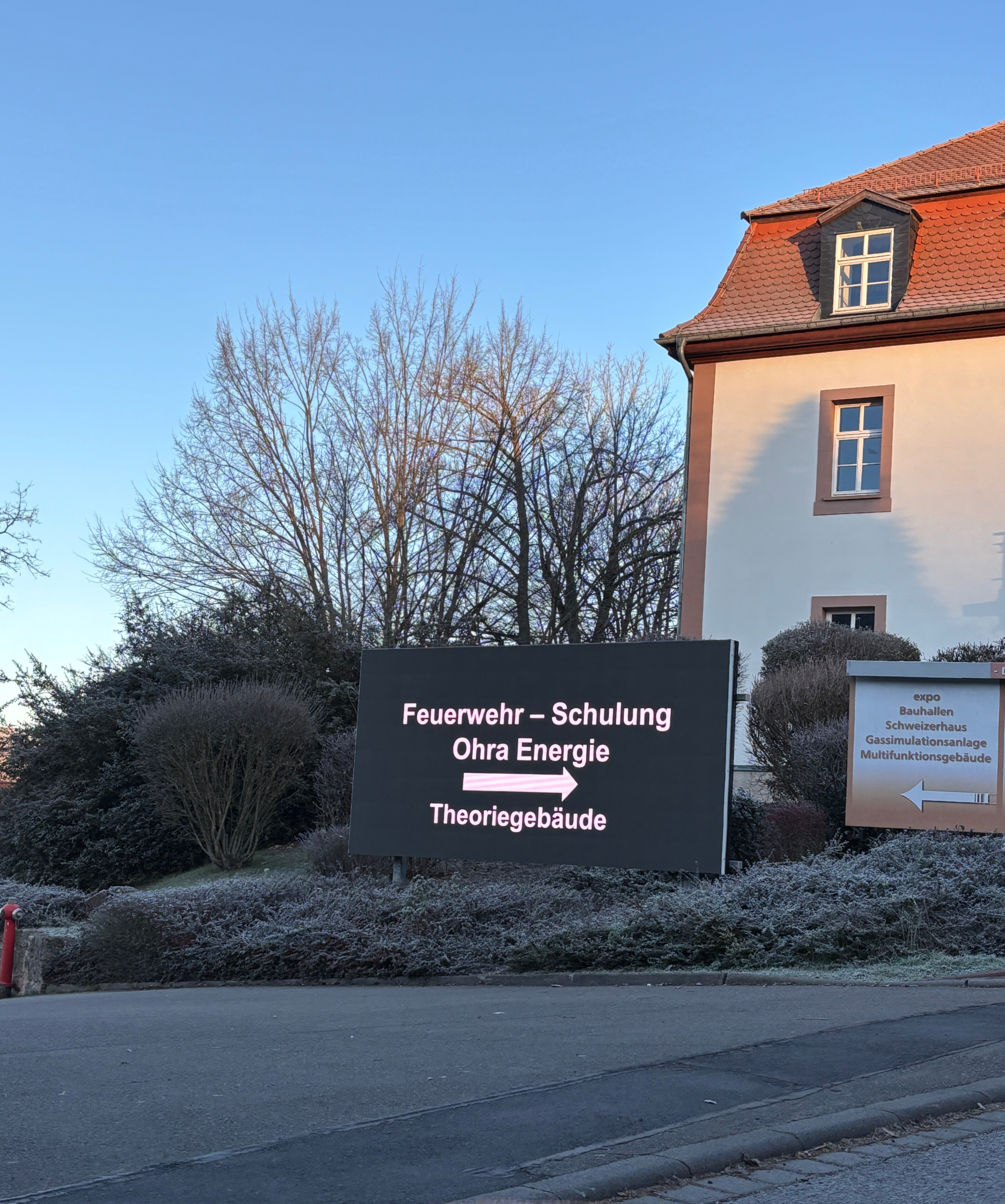 Empfang am BTZ Kloster-Rohr. Foto: Silvana Zink