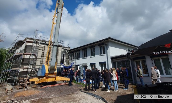 Richtfest des Anbaus